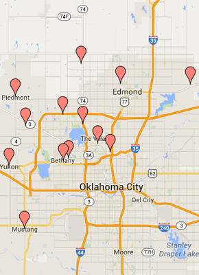 Service Areas Service Area Map